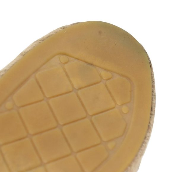 Chanel Espadrille 37 Tweed Leather Cap Toe Cc Flats CC-0707N-0008 - Picture 10 of 10